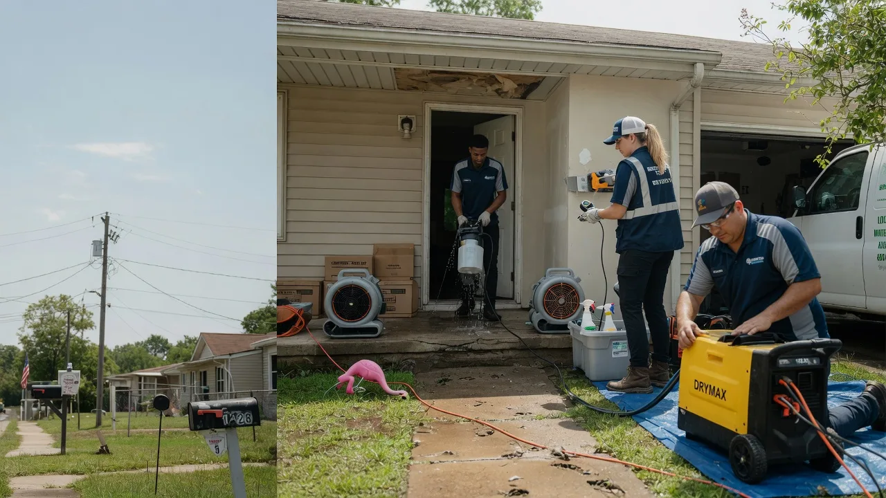 Storm Damage Water Removal in Sentinel, OK near me